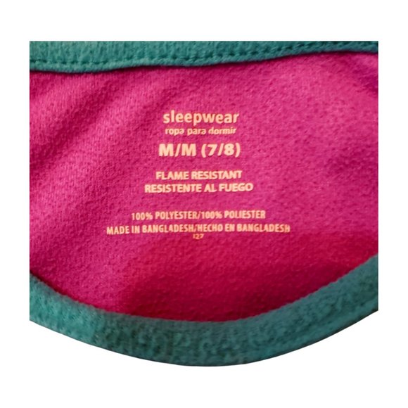 Komar Kids Girls Hedgehog Nightgown Snuggle Varsity Team Sleepshirt Size… - Picture 4 of 11